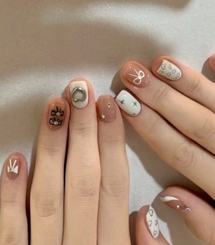 Mẫu nail đẹp học sinh THCS thích mê