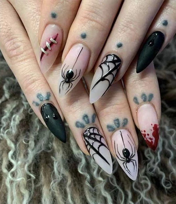 Mẫu nail halloween đẹp ngầu