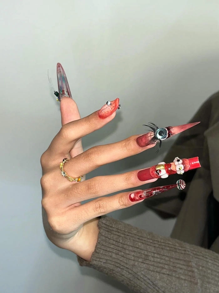 Mẫu nail halloween ngầu đỉnh