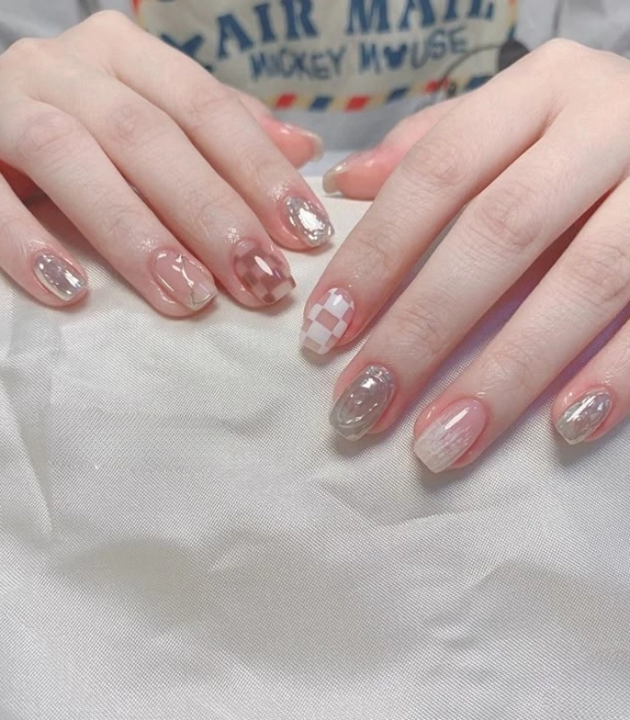 Mẫu nail hợp nội quy học sinh cấp 2
