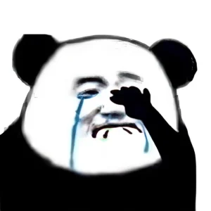 Meme gấu trúc khóc buồn cười