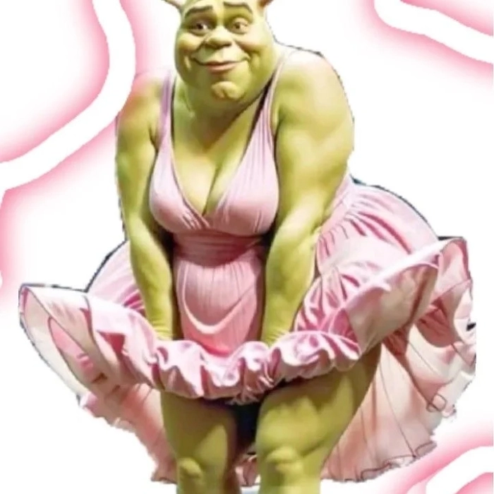Meme shrek xàm xí dễ thương