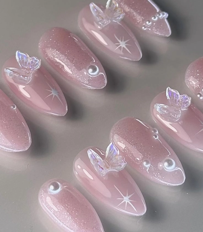 Nail box màu thạch hiệu ứng mắt mèo