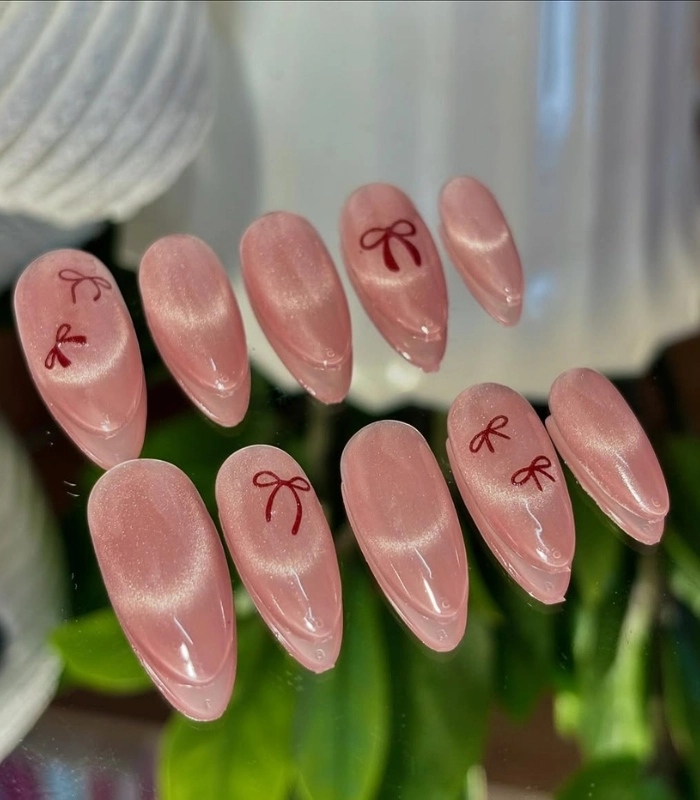 Nail box màu thạch hồng đất