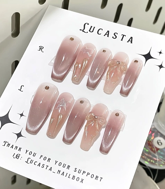 Nail box màu thạch nhẹ nhàng