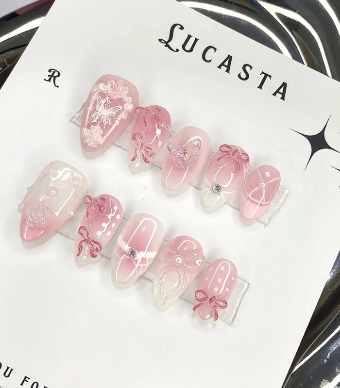 Nail box màu thạch ombre