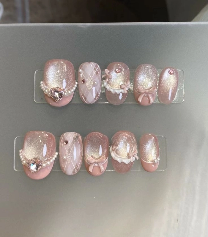 Nail box màu thạch trong mờ