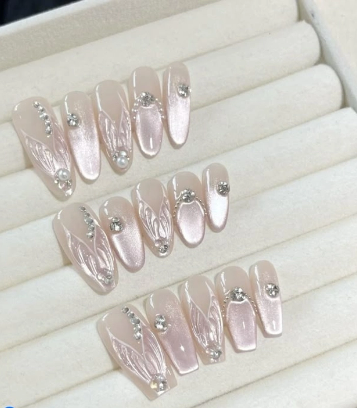 Nail box màu thạch tự dán