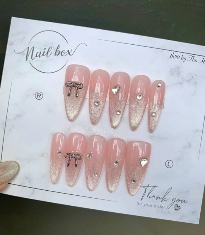 Nail box thạch hồng nhạt