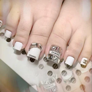 Nail chân Tết đón xuân