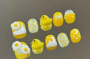 Gợi ý 160+ mẫu nail con vịt cute xinh xỉu cho nàng lựa chọn