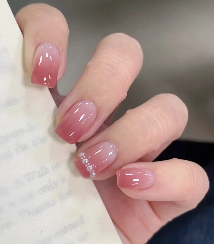 Nail đẹp cho HS phổ thông tone pastel