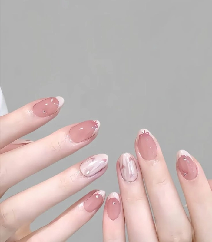 Nail đẹp cho HS phổ thông trong trẻo