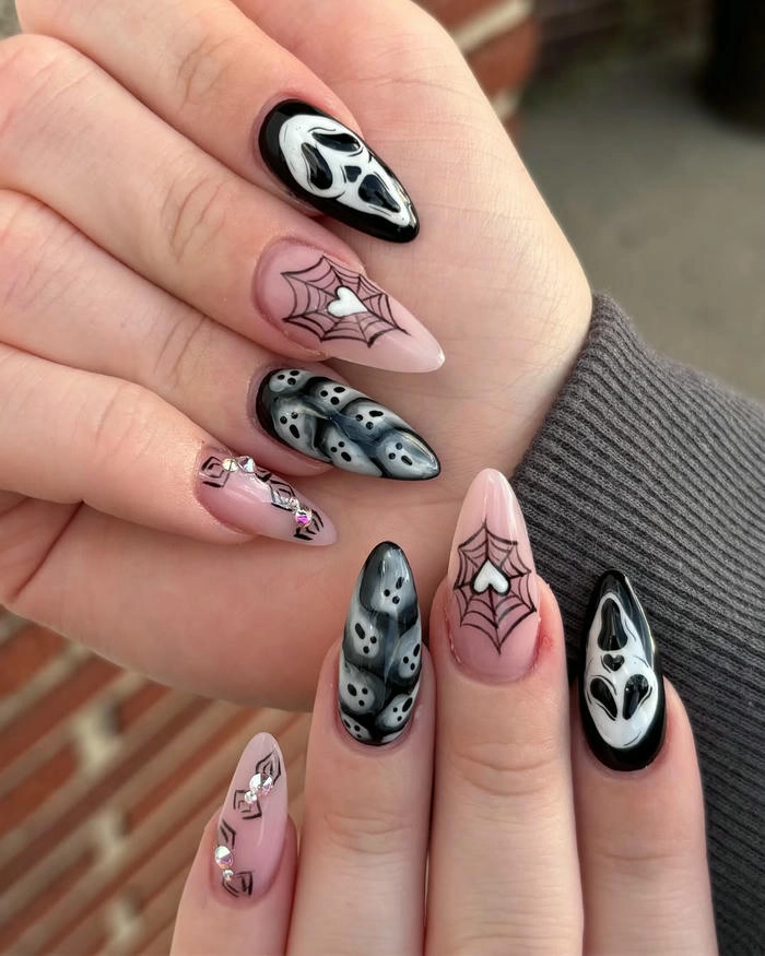 Nail halloween đơn giản dễ làm
