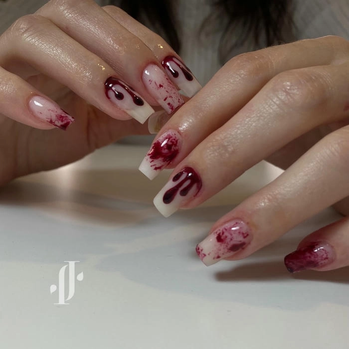 Nail halloween phong cách Hàn