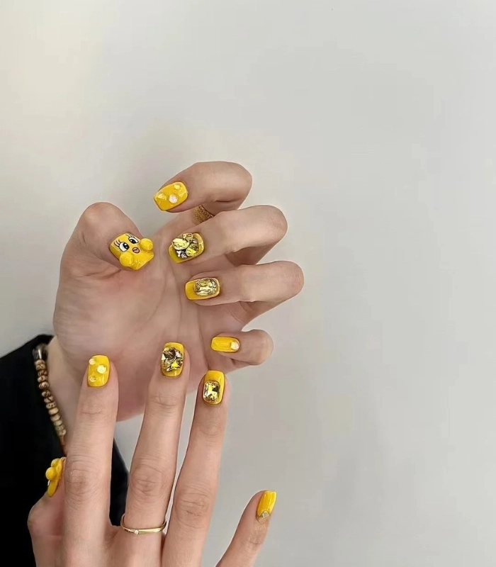 Nail hình con vịt mini