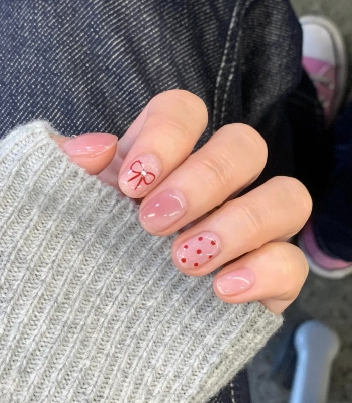 Nail học sinh cấp 2 dễ thương