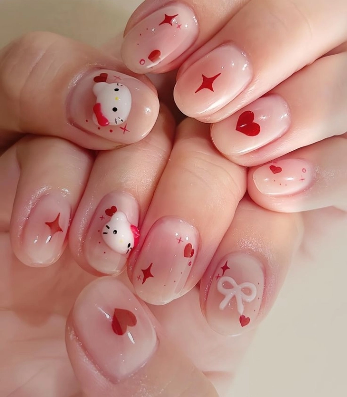 Nail nhẹ nhàng cho học sinh cấp 2