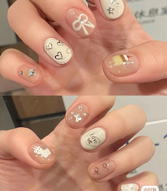 Nail tay đẹp học sinh cấp 2