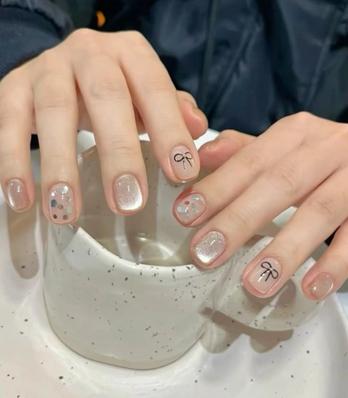 Nail tay đơn giản dành cho HS cấp 2