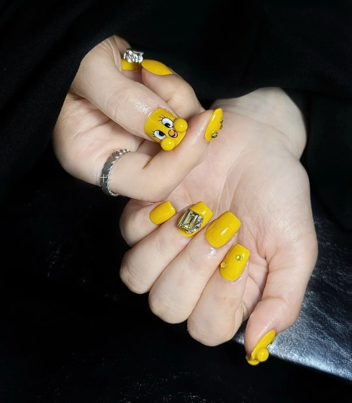 Nail vịt donald hoạt hình