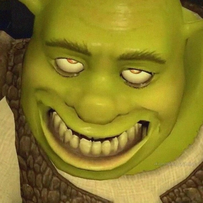 Shrek meme biểu cảm lầy lội
