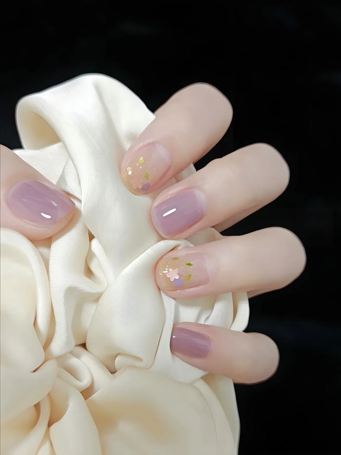Sơn màu tím pastel hot trend