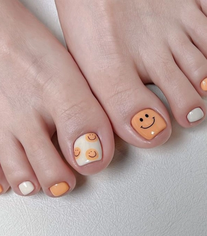 ảnh mẫu nail chân cute tuyệt đẹp