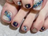 192+ nail chân xà cừ lấp lánh, đi biển hay đi chơi đều xinh
