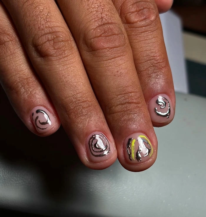 ảnh mẫu nail nam giới
