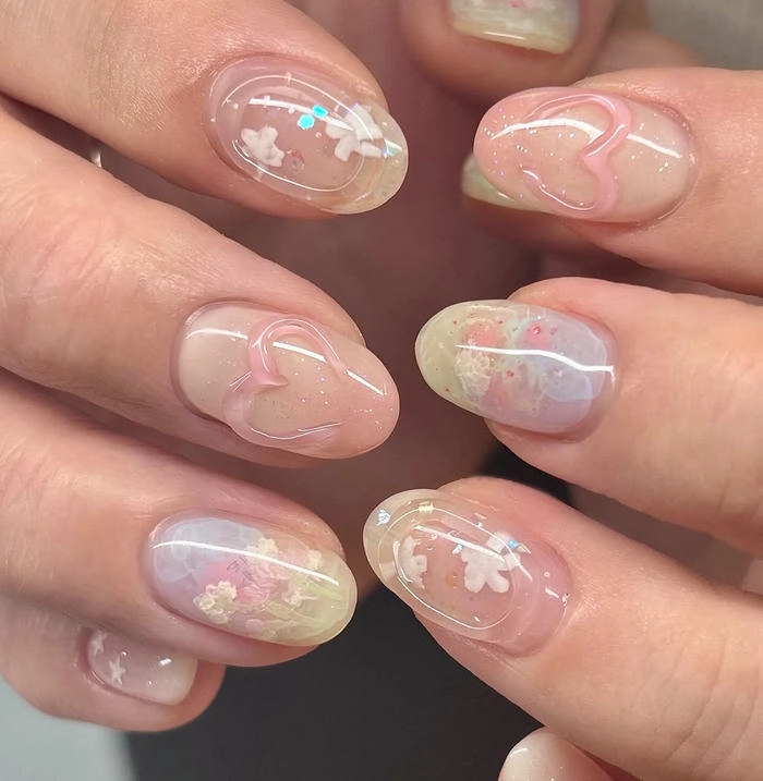 ảnh nail tay xinh cute