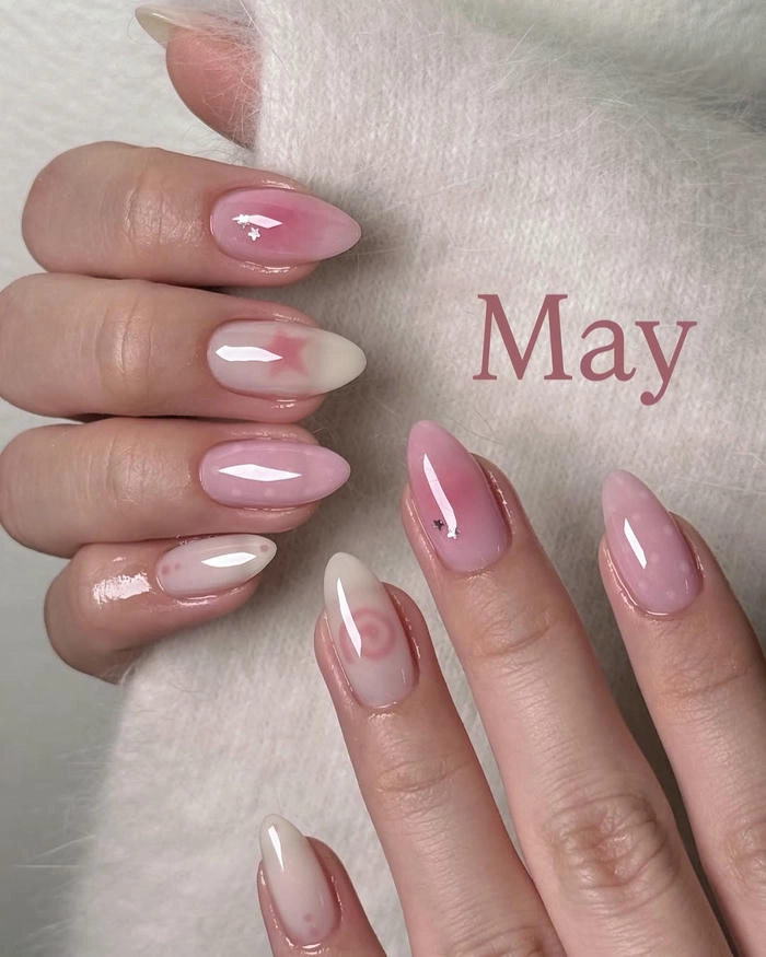 ảnh nail tay xinh móng bầu
