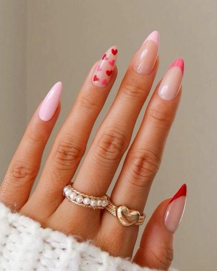 ảnh nail tròn nhọn