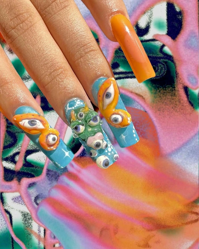 hình ảnh nail độc lạ
