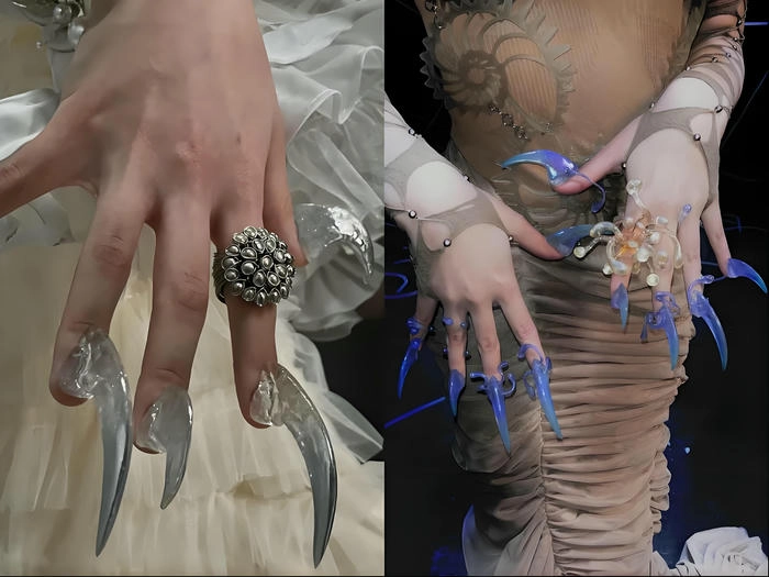 hình ảnh nail siêu độc lạ