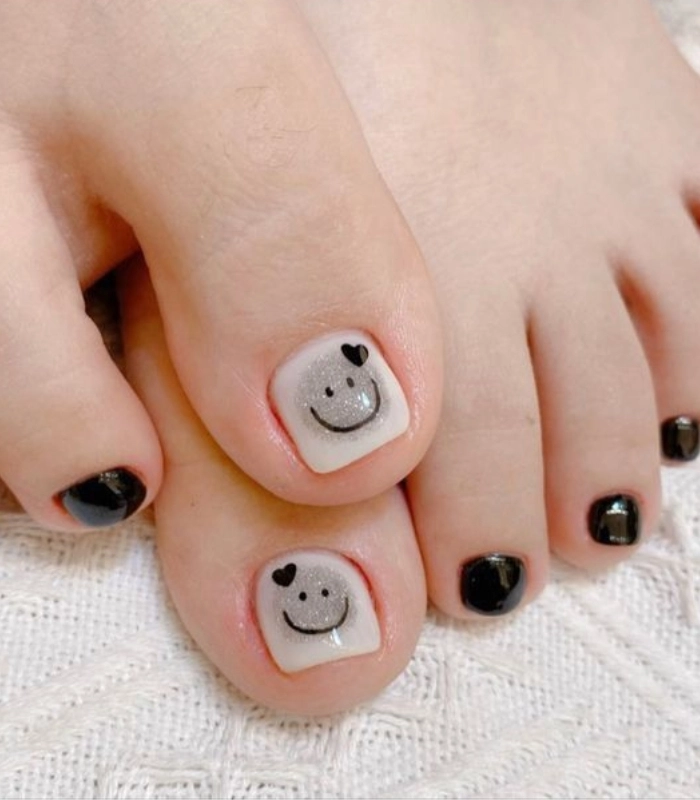 hình mẫu nail chân cute đẹp nhất