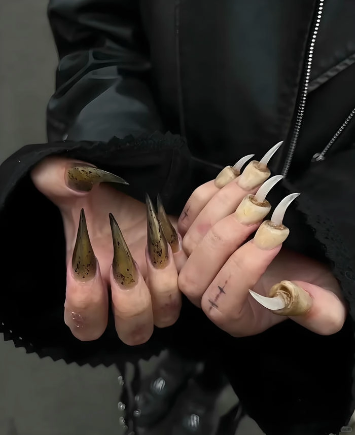 hình nail siêu độc lạ