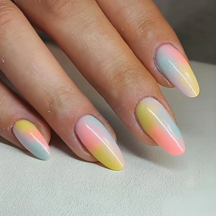 mẫu móng tay màu pastel đẹp