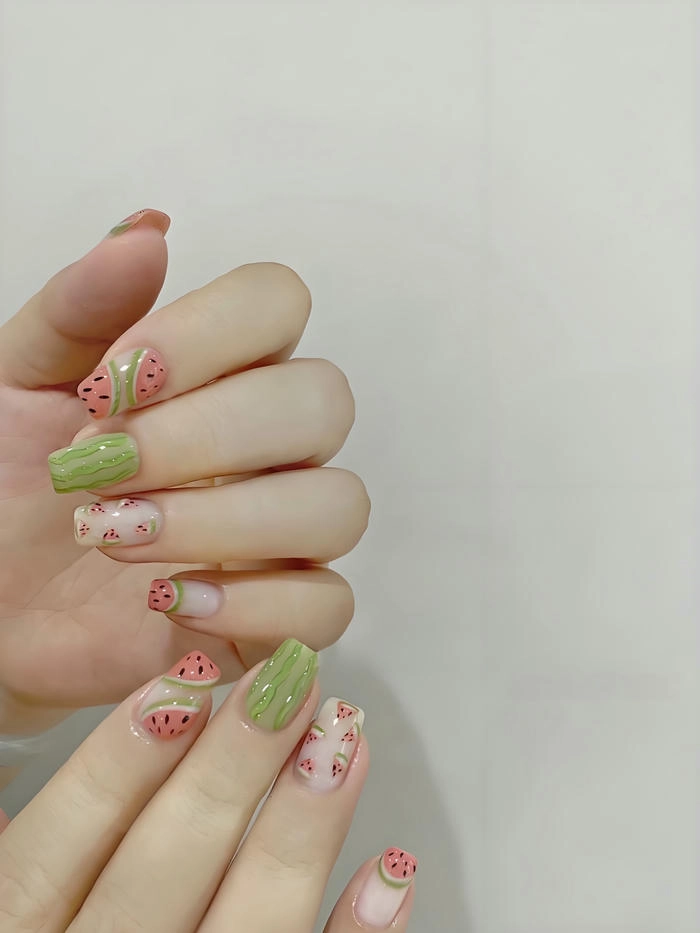 mẫu móng tay pastel cute