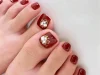 180+ mẫu nail chân đỏ đô cực cháy, sang chảnh khỏi bàn