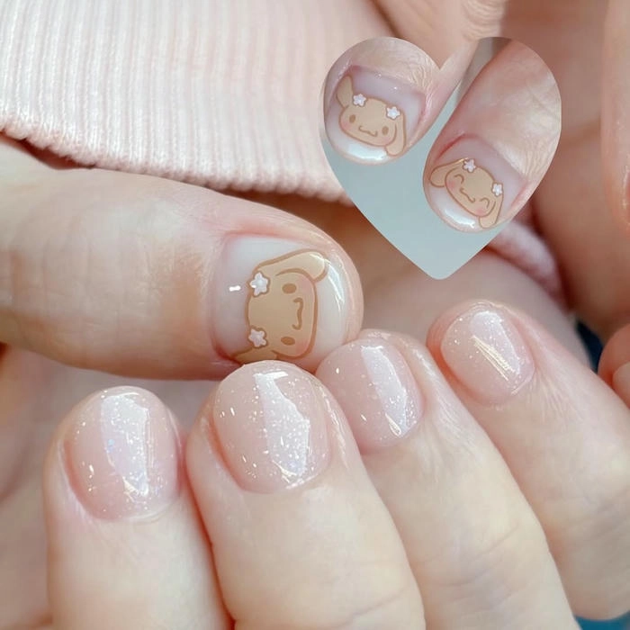 mẫu nail cho bé gái đơn giản đẹp
