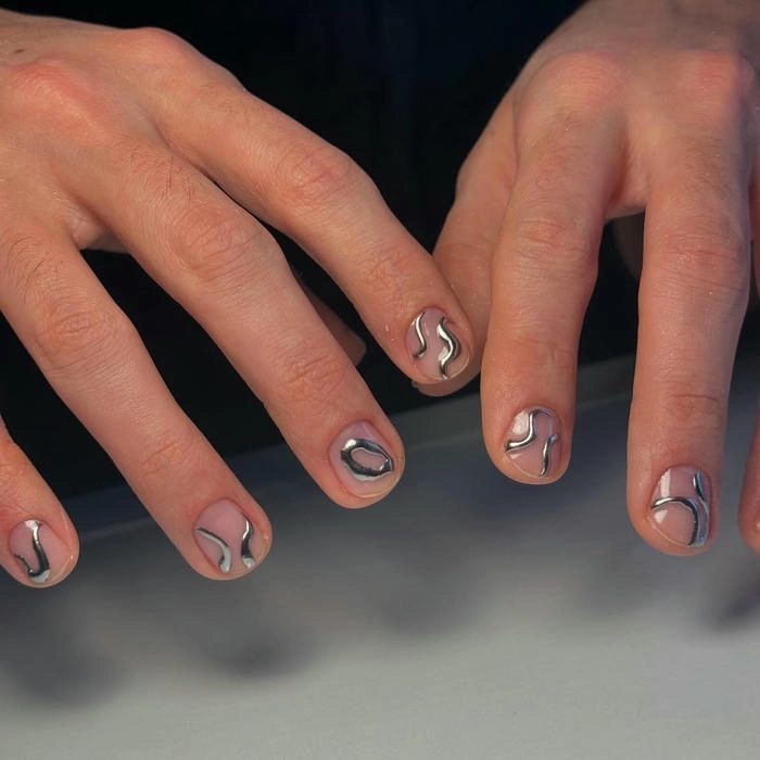 mẫu nail cho nam đơn giản