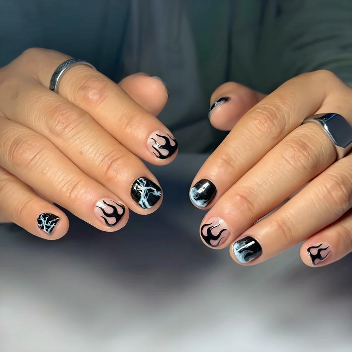 mẫu nail đẹp cho nam