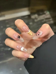 mẫu nail móng dài dễ thương