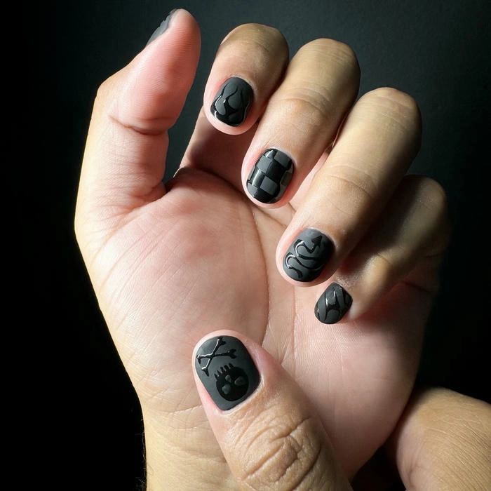 mẫu nail nam đẹp