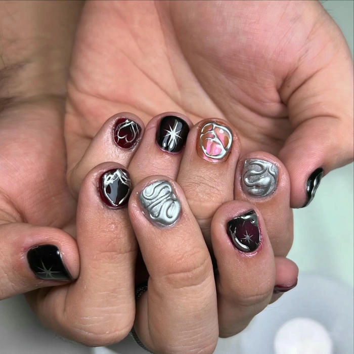 mẫu nail nam