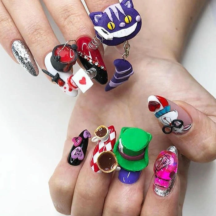 mẫu nail tay độc lạ