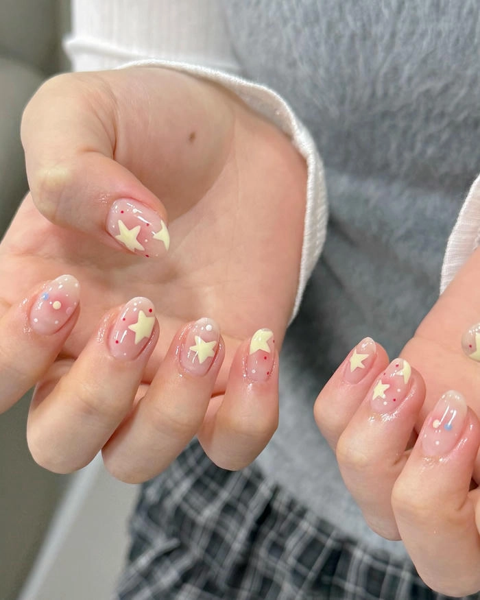 mẫu nail tay xinh cute