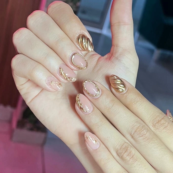 mẫu nail tay xinh