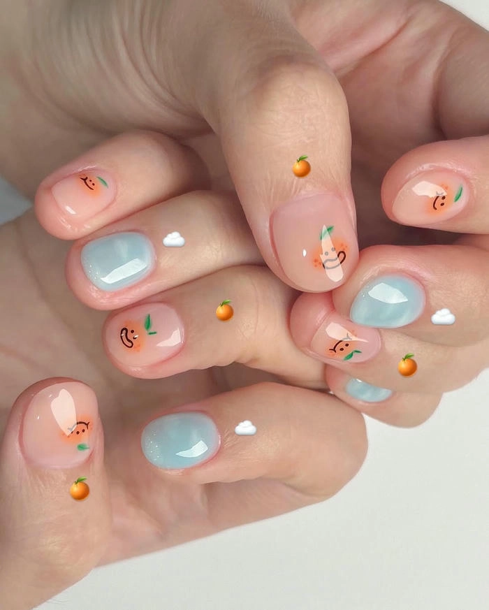 mẫu nail trẻ em cute
